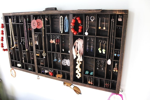 Reinvented, Upcycled Drawer as Jewelry Display