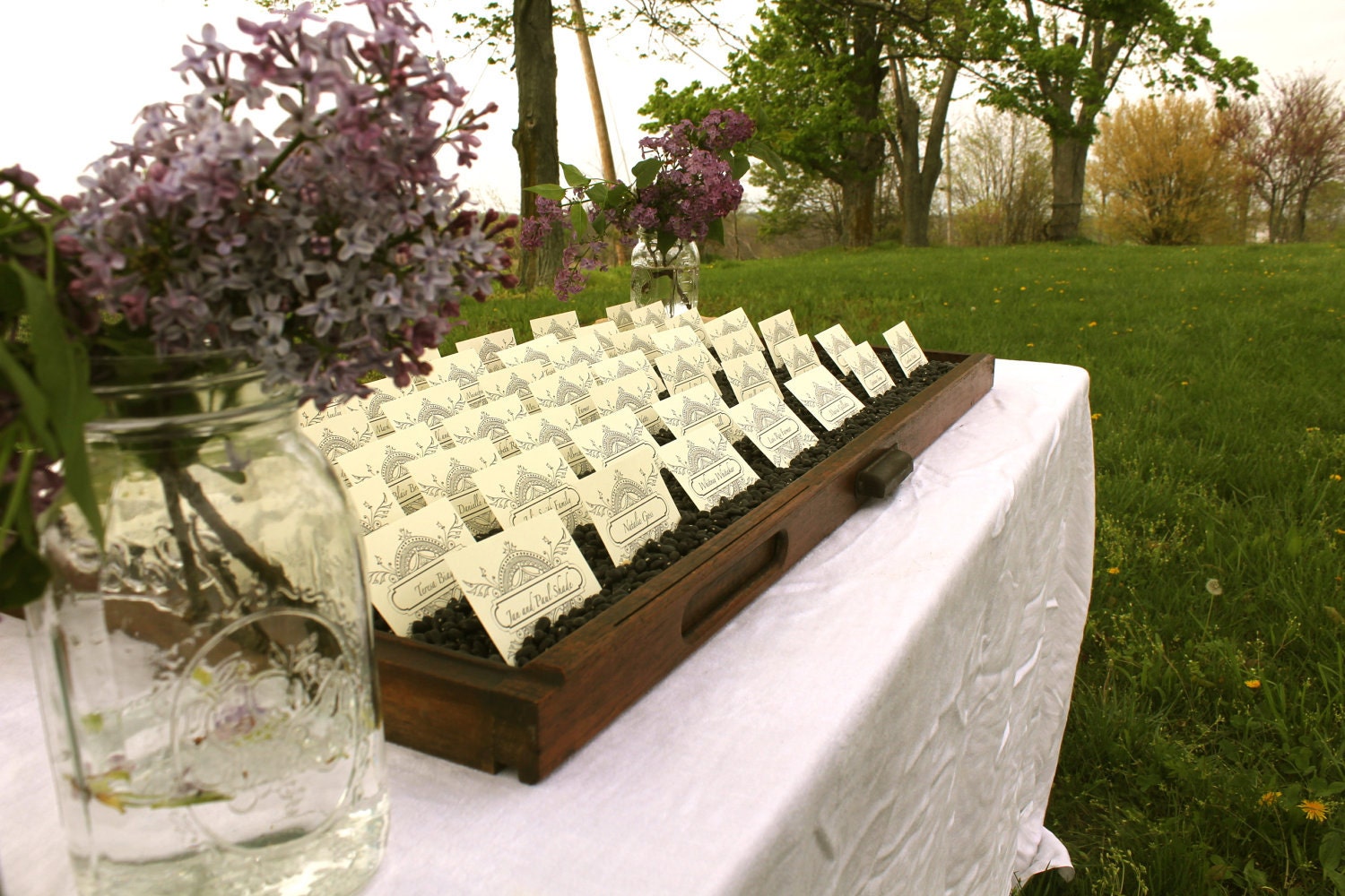 Printers Drawer Display Escort Card Holder
