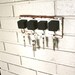 Black Block Key Rack