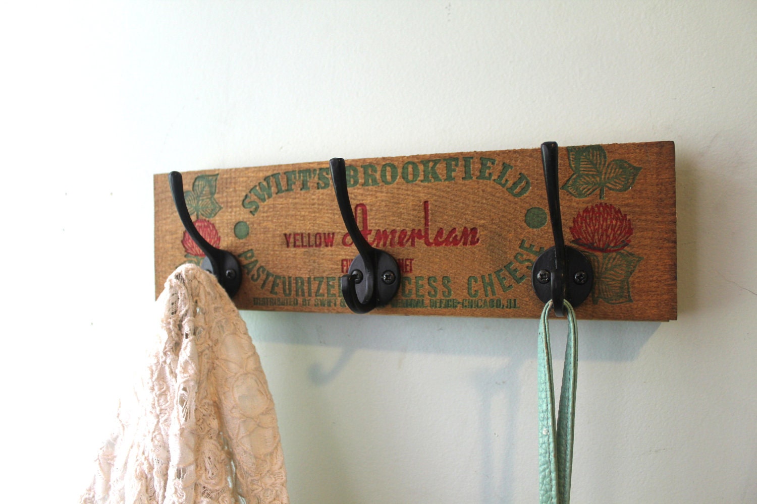 Cheese Box Repurposed Hanging storage
