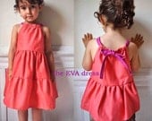 PDF pattern-the eva dress- 6m to 6T -easy sewing-