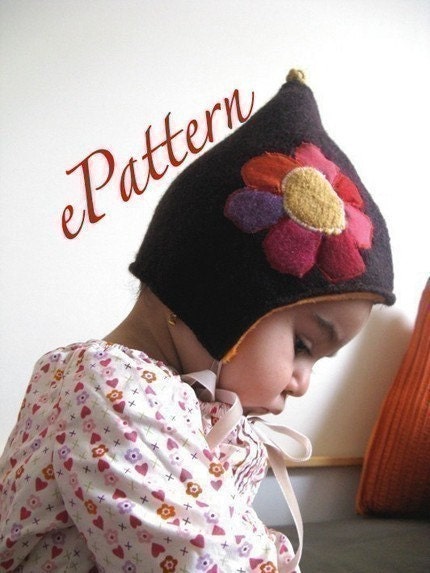 ELF HAT Epattern/tutorial 0/6m to 3T --Easy pattern printing system-