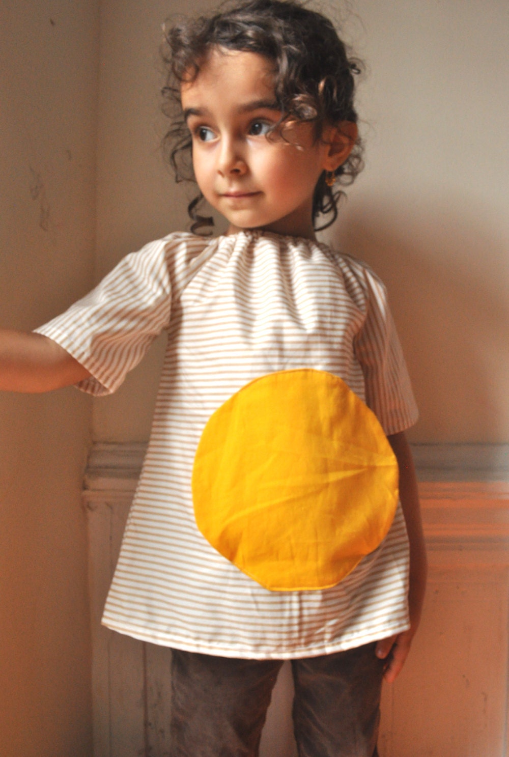 PDF pattern- Magic pocket blouse - 12m up to 4T - Easy sewing -