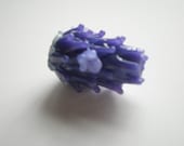 Baby Blooming Lavender Bead in Opalescent Purples and Sage Green