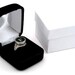 Typewriter Key Ring - Initial Letter L - Vintage Black or White Keys - Fully Adjustable