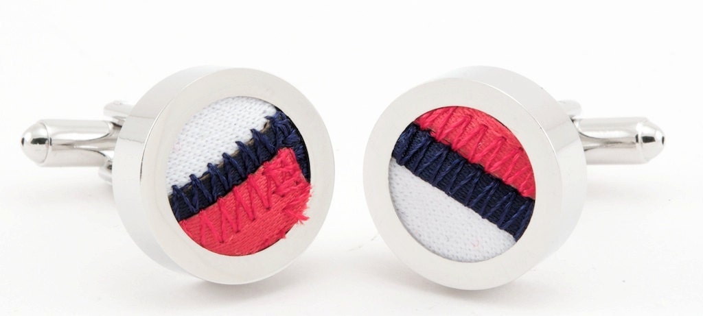 Game Used Albert Pujols Jersey Cufflinks