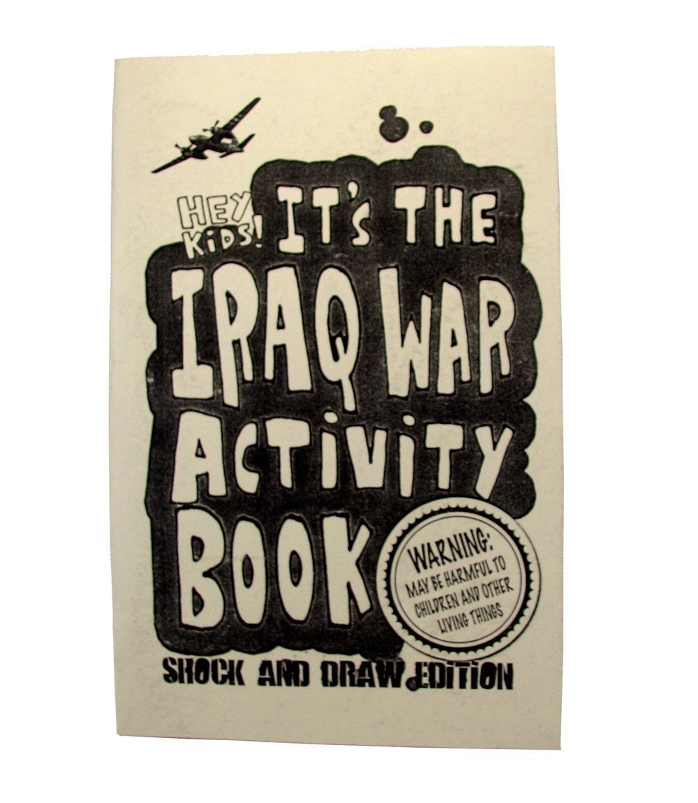 Iraq War Activity Book - Shock and Draw Edition