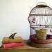 Vintage Birdcage Dome Cloche / Rustic Wedding