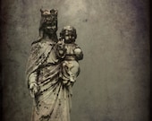 Halloween decoration, Cemetery photograph, goth home decor, Fine Art Photograph