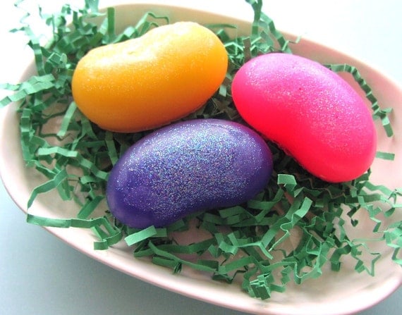 Jelly Bean Soaps Giant Jelly Beans Natural by SunbasilgardenSoap