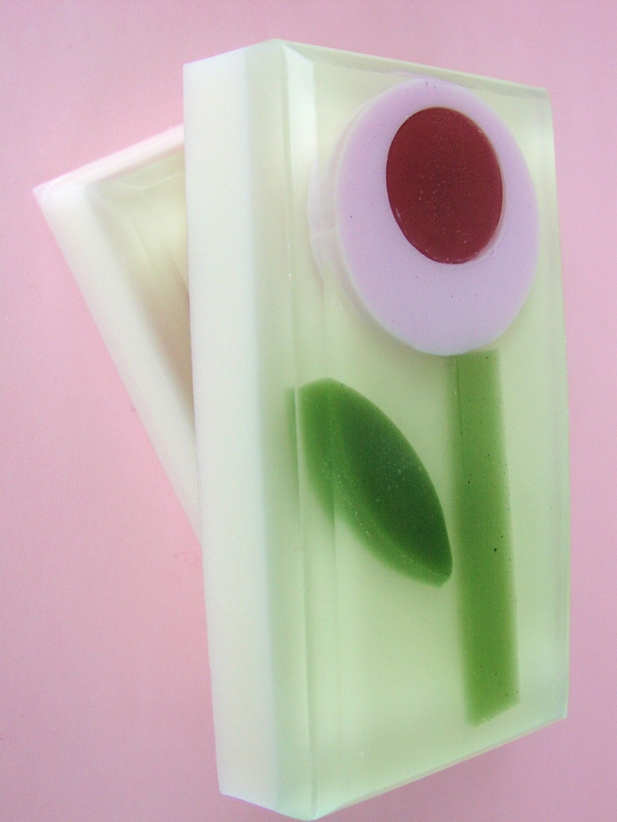 GIANT MOVING SALE - Rose Poppy Flower Soap
