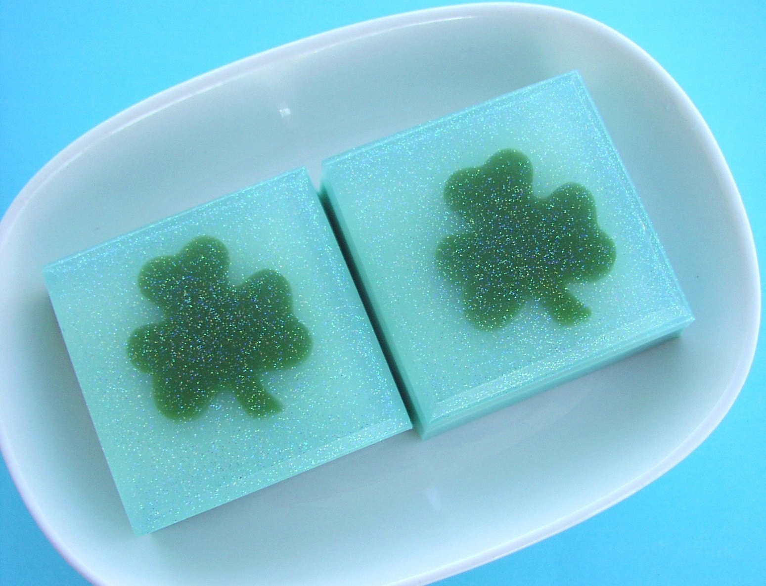 SALE Soap - Luck of the Irish Glycerin Soap Bar - Handmade All Natural