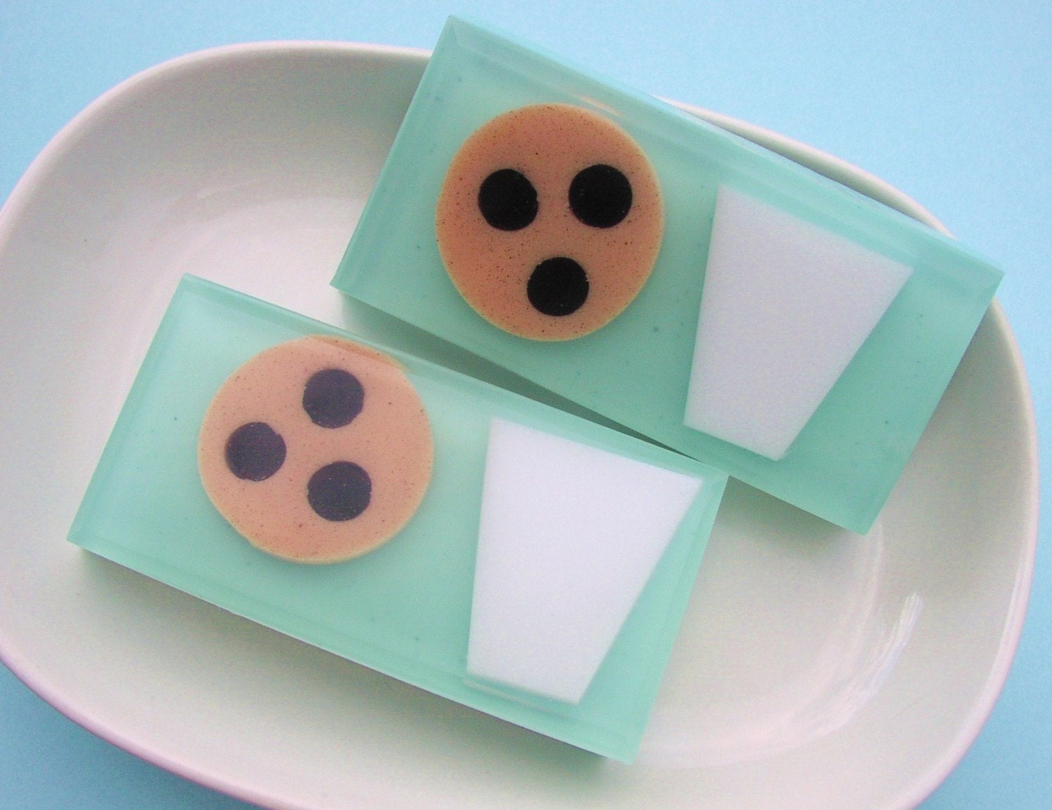 Soap - Cookie and Milk Soap - Chocolate Chip Cookie Scent - Fun Soap for Kids - Sunbasilgarden Best Seller