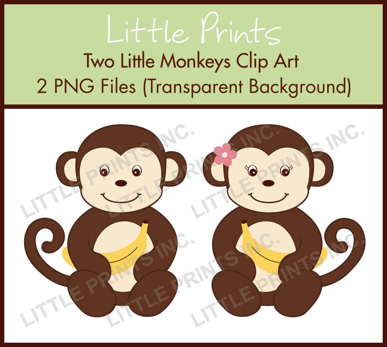 Baby Monkey Clipart