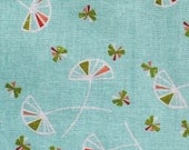 FREE sewing pattern with your Quilters Cotton OASIS Floating Wild Grasses in Mid-Century Blue 50cmX