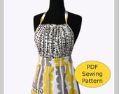 PDF Pattern Women's Full Tutorial - URBAN CHIC Apron Pattern - Instant Digital Download Sewing Pattern