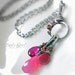 RESERVED oOo The SUMMER PUDDING Trinity Necklace oOo