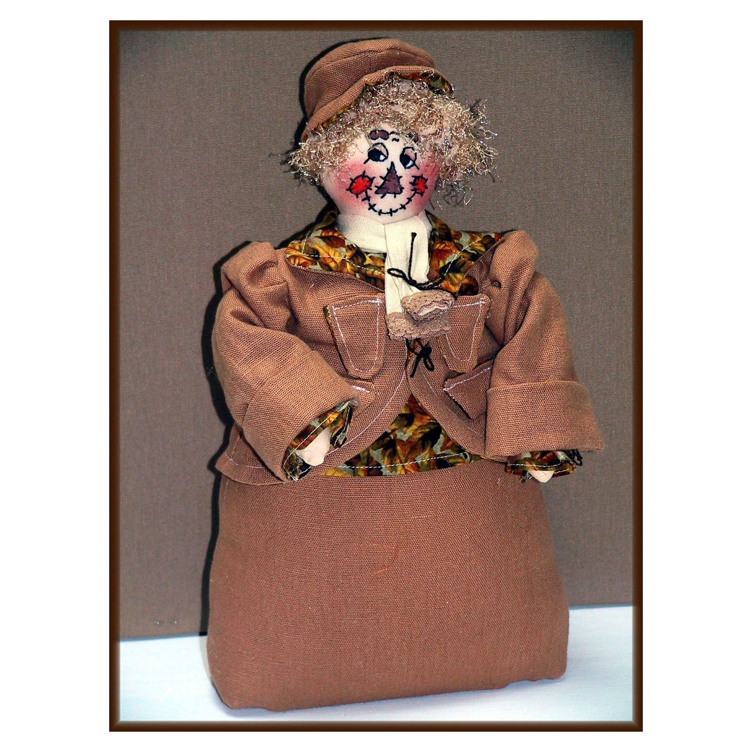 Refined Scarecrow Jimmy Victorian Art Doll