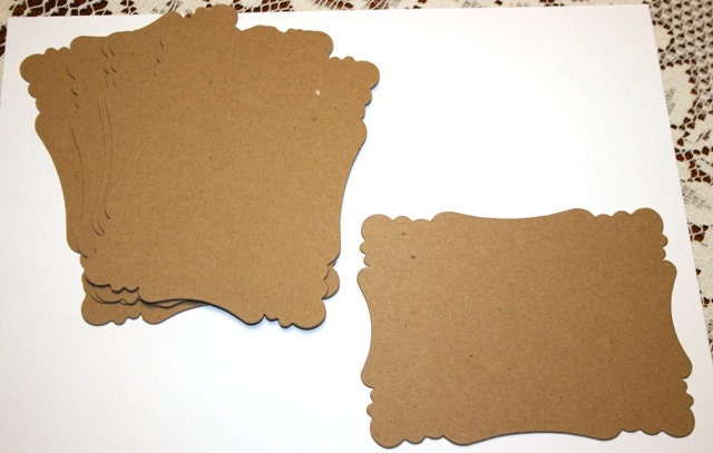 18 Vintage Victorian chipboard mini album pages A2 size shabby chic scrapbook comp1