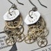 Steampunk Earrings - Gears and Years - Gears and Cogs - Dangly and Sexy