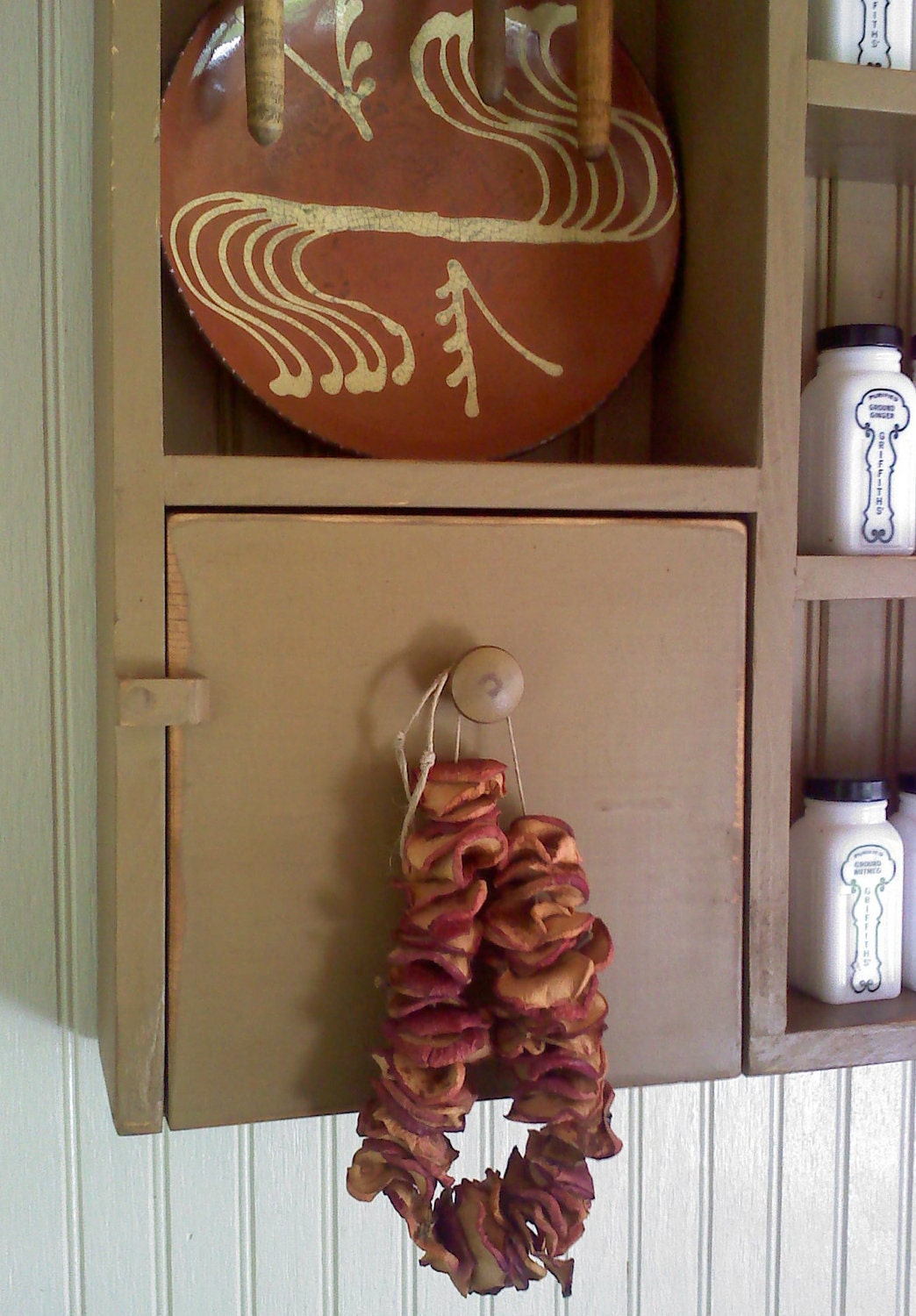 Spice Rack Spoon Rack Cubby Double