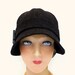 1920s Cloche Hat in Vintage Espresso Herringbone Tweed - Made to Order