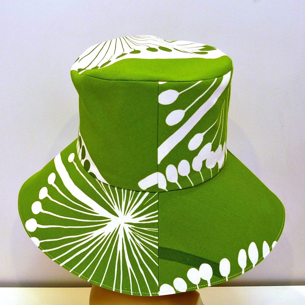 Women's Retro Sun Hat - Made to Order in Your Size