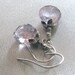 Lilac Amethyst Gemstone Briolette Earrings Sterling Silver