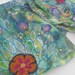 Funky handpainted denim shorts