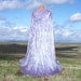 Cloak Cape Lavender Velvet Hooded Wedding Purple Harry Potter Halloween