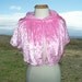 Pink Cloak Capelet Cape Wedding Renaissance Prom Shrug Halloween