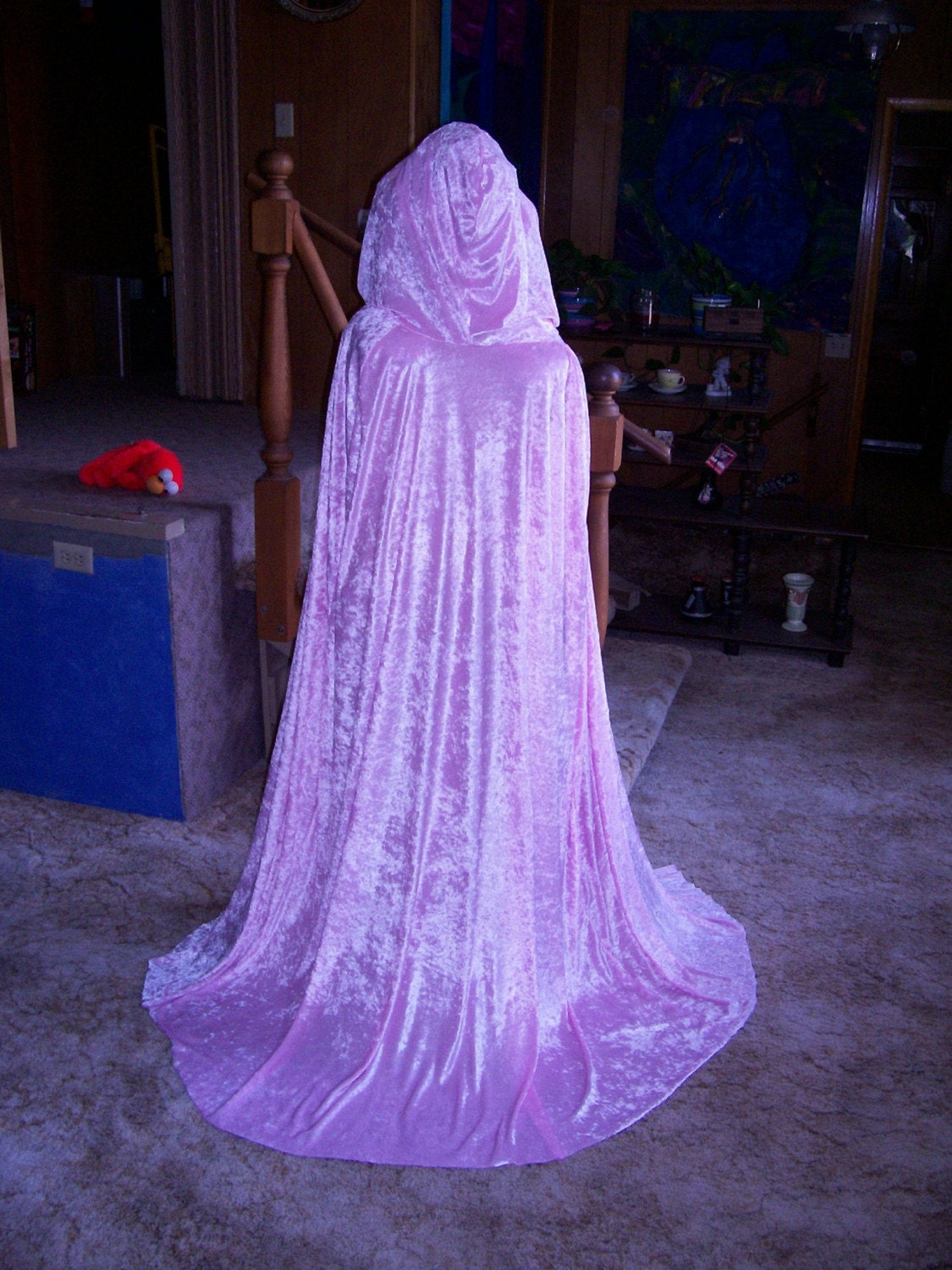 Reversible Velvet Cloak - Custom Made - You pick the Colors