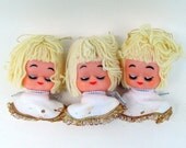 Vintage Angels Plastic Doll Face Pick Vintage Japan Christmas