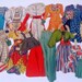 SALE Vintage Paper Doll Clothes Lot of 80 Plus Pieces