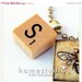 Memorial Day Sale: MINI LETTER CHARM - from a Scrabble Game Tile, handmade by HomStudio