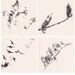 4 Printed Cards 'Pencil' series