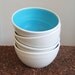 Set of 4 Turquoise Soup Bowls