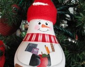 Ornament - Snowman Teacher Lightbulb