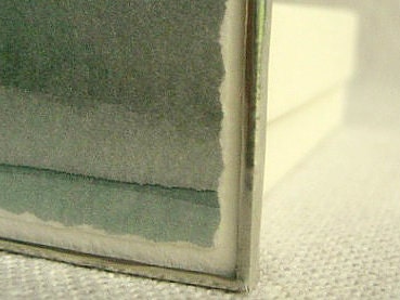 original grey watercolor brooch
