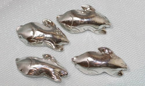 Sterling Silver Bunny Rabbit Beads