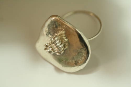 Sterling Silver Disc Ring