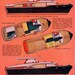Vintage 1954 Chris Craft Commander and Corvette Boats Print Ad