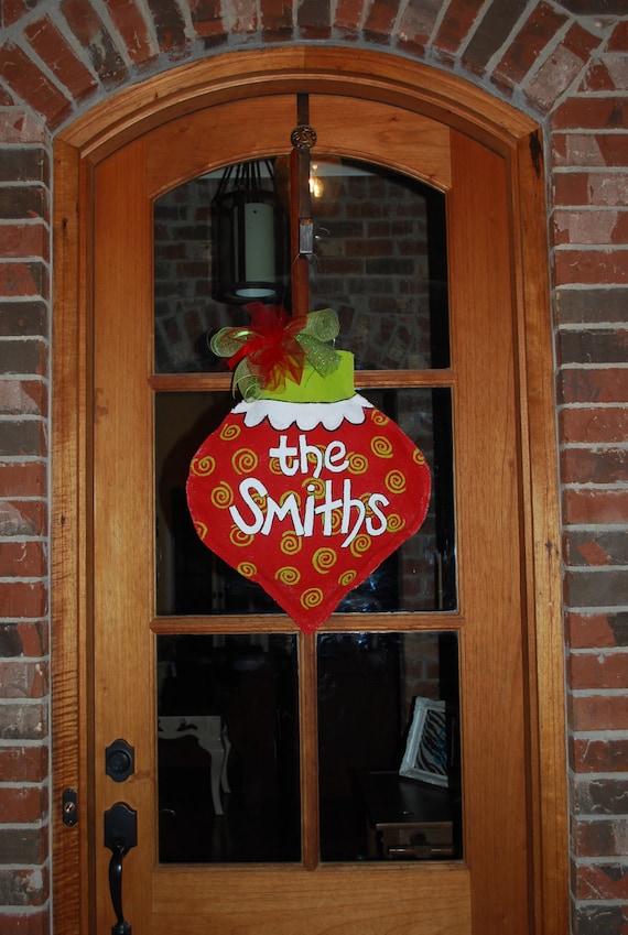 Burlap Door Hanger