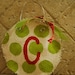 Initial Christmas Ornament