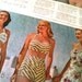 1947 Bathing Suits -vintage fashion catalog page - Montgomery Wards