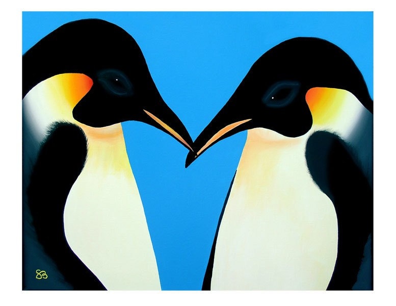Penguins 8x10 Fine Art Print