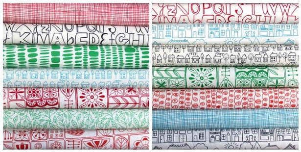 Summersville fat quarter bundle--14 pieces---3-1/2 yards total--Lucie Summers for Moda Fabrics