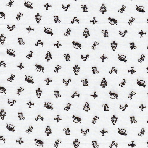 1 yard---Motif Brown, The Maman Collection, 100 percent cotton organic fabric, Cloud 9 Fabrics