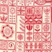 Summersville---Metro Floral Scandi in Red---1 yard--Lucie Summers for Moda Fabrics