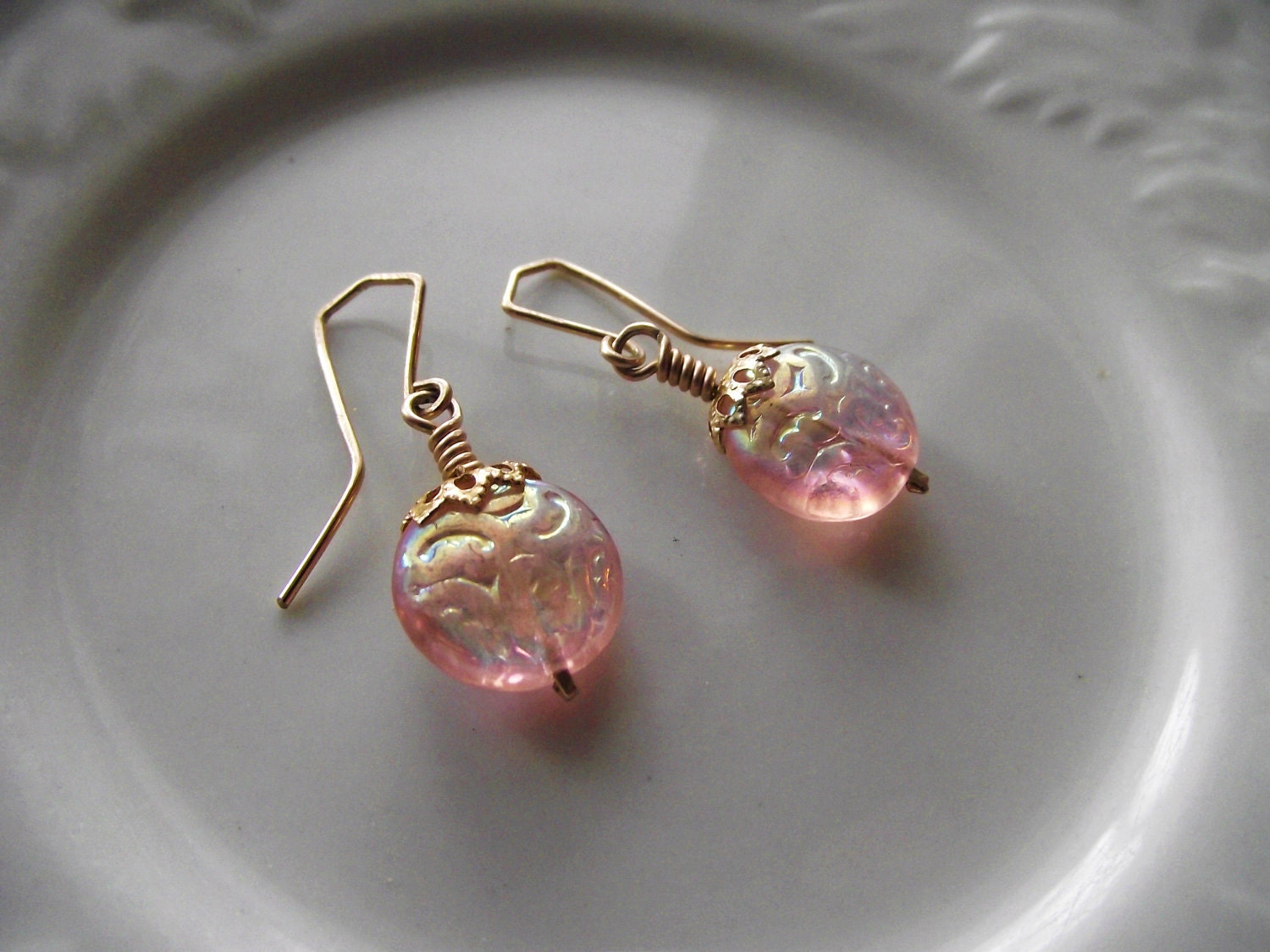 golden rosebuds...earrings